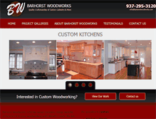 Tablet Screenshot of barhorstwoodworks.com